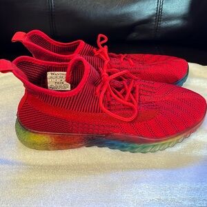Wanted Women Rainbow Sneakers Size 7 in New Condition